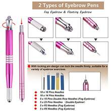 DMicroblading Practice Kit With Skin Eyebrow Tattoo Kit Flat Mannequin Head Lip Makeup With Eyebrow Blade Pen Pigment Ink Ring Training Practice Skin For Microblading Practice Permanent Makeup - Browngraydarkbrownblacklightbrowndarkbrownblackrosered - View 3