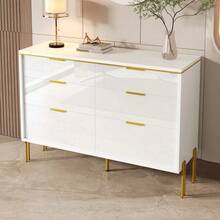Dressers & Chests Of Drawers - White + Particle Board - View 10