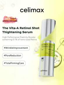 celimax 30ml/1.01 Fl Oz Vitamin A Retinol Firming Serum | Formulated With Pure Vitamin A Retinol, Peptides, Pore Tightening, Wrinkle & Fine Line Reduction, Skin Firming, Anti-Aging, Smooth Skin, Korean Cosmetics - 30ml - View 2