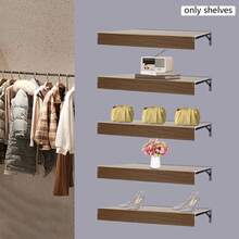 ZHFEISY 5Pcs Wire Shelf Covers, Foamed PVC Wire Rack Covers Removable Closet Pantry Shelves Cover 5mm Thicken Organizer Liners - Dark Wood Color - View 5
