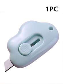 1/3 st söt molndesign mini-verktygskniv, bärbar pappersskärare för studenter/kontor, kontorsmaterial - Multifärgad - Visa 9