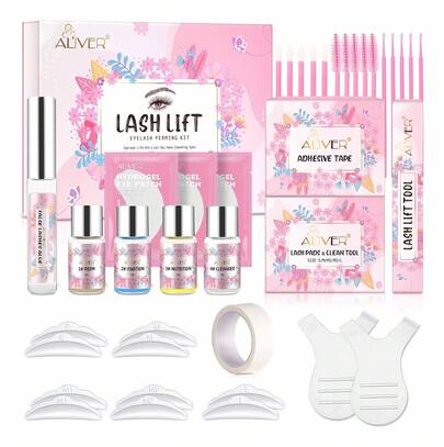 TendenciaKit Rizado Pestañas Lash Lifting + Pigmento Todo IncluidoCalidad premium