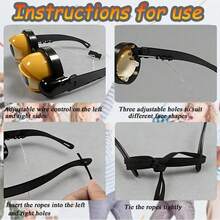 Blinking Glasses - Novelty Blinking Glasses, Adult Funny Sunglasses - Ultimate Selfie Accessory - Multicolor - View 5