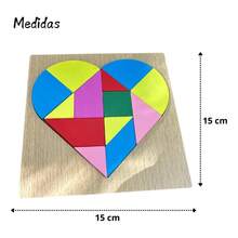 Tendencia5pz Rompecabeza Tangram Madera 15cm Juguete Didactico VariosCalidad premium - 1 - Ver 3