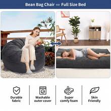 Bean Bags - Màu xám đen - Xem 3