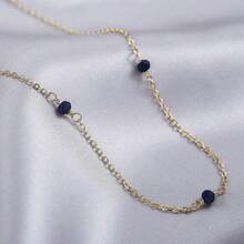 Collar de Tres Cuentas Redondas de Oro Estilo Ins Nuevo y Popular en, Accesorios de Joyería Personalizados de Lujo Ligero - N0061 - Ver 4