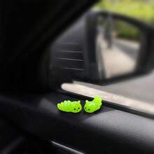 8pcs Cute Caterpillar Micro Landscape Car Decor, Cartoon Dashboard Ornament, DIY Gardening Decoration Accessories