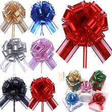 6 Pcs 6inch Pull Bow Christmas Gift Wrapping Pull Bow For Gifts Wrapping Party Birthday Holiday Gift Boxes Bow Basket Packaging Bows For Valentine's Day Presents Flower Decorations,6color - 6色 - 查看 1