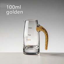 Juego de copas de licor de cristal de diamante, vaso de chupito de Vodka, copas de vino, whisky, licores, sake, Soju, copa de té de brandy, 15ml, 4/6 Uds. - Dispensador azul 300ml - Ver 9