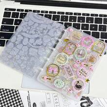 10 个 A7 蘑菇孔替换装，非常适合制作贴纸书，适用于薄贴纸和补充贴纸，适用于贴纸书、贴纸收纳、迷你剪贴簿、学校用品和返校准备。 - 彩色 - 查看 5