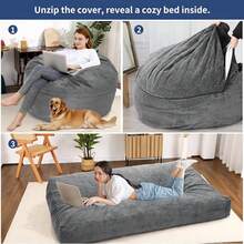 Bean Bags - 淺灰色 - 查看 3