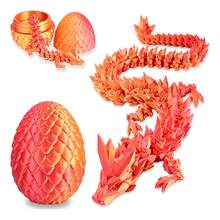 TendenciaFigura Dragón Impreso En 3d Con Huevo Sorpresa 30cmCalidad premium - Rojo láser - Ver 13