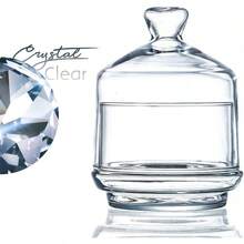 FIAN Lemon Keeper - Contenedor de soporte para tomate aguacate cebolla sal de vidrio y pimienta con tapa de vidrio ahorrador/contenedor/almacenamiento mini contenedores cítricos para nevera 1 unidad - Transparente - Ver 3