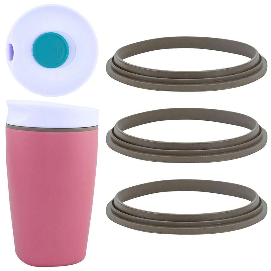 3PCS Seal Replacement For SmoothSip 12oz 20oz Slider Insulated Stainless Steel Coffee Tumbler,Silicone Sealing Ring Gaskets Seal Accessories Compatible With SmoothSip 20/12OZ - Nhiều màu - Xem 1
