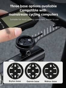 WEST BIKING Bicycle Speedometer Holder Carbon Fiber Ultra Light Rust Proof Speedometer Holder 180° Freely Adjustable Road Bike MTB Speedometer Holder Universal Holder Compatible With GoPro - Multicolor - View 10