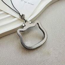 金属折叠指环手持手机支架，带可调节挂绳 - 锌合金桌面手机支架，便携装饰设计，握感舒适，时尚猫咪手机链，独特手机配件，时尚手机挂件，合金质感便携式手机支架，带挂绳，适合女性使用。兼容、安卓手机，生日礼物，送给家人、朋友的礼物，生日手机支架，手机配件，承重力强。 - 彩色 - 查看 11