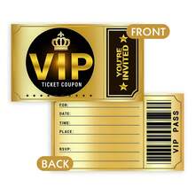 2/16/30pcs Christmas, Wedding, Birthday Party VIP Invitation Cards, Movie Theme VIP Party Invitations, Halloween Party Invitation Cards, Themed Birthday Party Decorations, Suitable For Gift Packaging, VIP Client Invitations - Multicolor - View 4