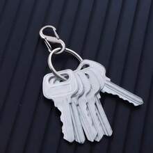 4pcs S-Shaped Spring Buckle, 8-Shaped Adjustable Buckle, Metal Alloy Carabiner Clips, Multi-Function Keychain Accessories - Multicolor - View 12