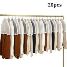 40pcs Thick Transparent Garment Dust Covers, Washable Plastic Suit Bags With Zipper Closure, Suitable For Home And Clothing Stores, Clothing Dust Covers - Multicolor - View 11