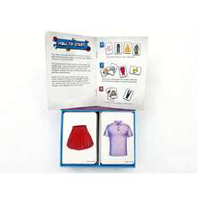 完整的服装识别游戏套装，包含服装插图卡片和风格搭配机制 - 彩色 - 查看 4