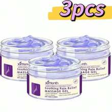 3 Bottles Ximonth Joint Care Gel Knee Lumbar Shoulder Neck Muscle Pain Body Care Massage Cream Gel Healthcare Therapeutic Body Oil Foot Repair Healthcare Therapy Treatment Joint Support Joint Activity Rapid Muscle Gel Kreain Purple Gel - 3 cái - Xem 11