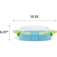 Outward Hound Nina Ottosson Paw N' Play Interactive Dog Treat Puzzle, Level 2 Intermediate Dog Enrichment Dog Toy, Blue, Small FBAI - Dog Brick (Red, White, Blue) - View 4