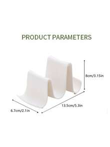 1pc Wave-Shaped Kitchen Pot Lid Holder, Utensil Rack, Cutting Board Rack, Draining Rack, Suitable For Kitchen And Dining Room - Multicolor - View 2