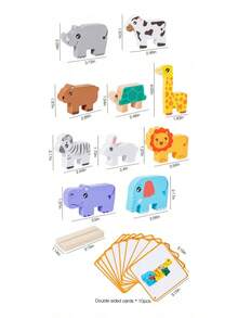 TendenciaJuguetes Educación Animal De Construcción Jenga Niño RegaloCalidad premium - 1 - Ver 6