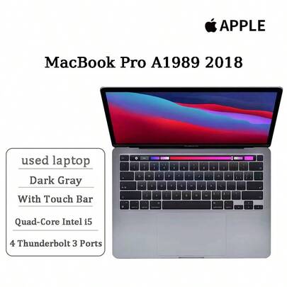  二手筆記型電腦 蘋果Apple MacBook Pro 商務 辦公室本 設計 遊戲 剪輯 觸控板18款13吋A1989 i5 8G-256/512