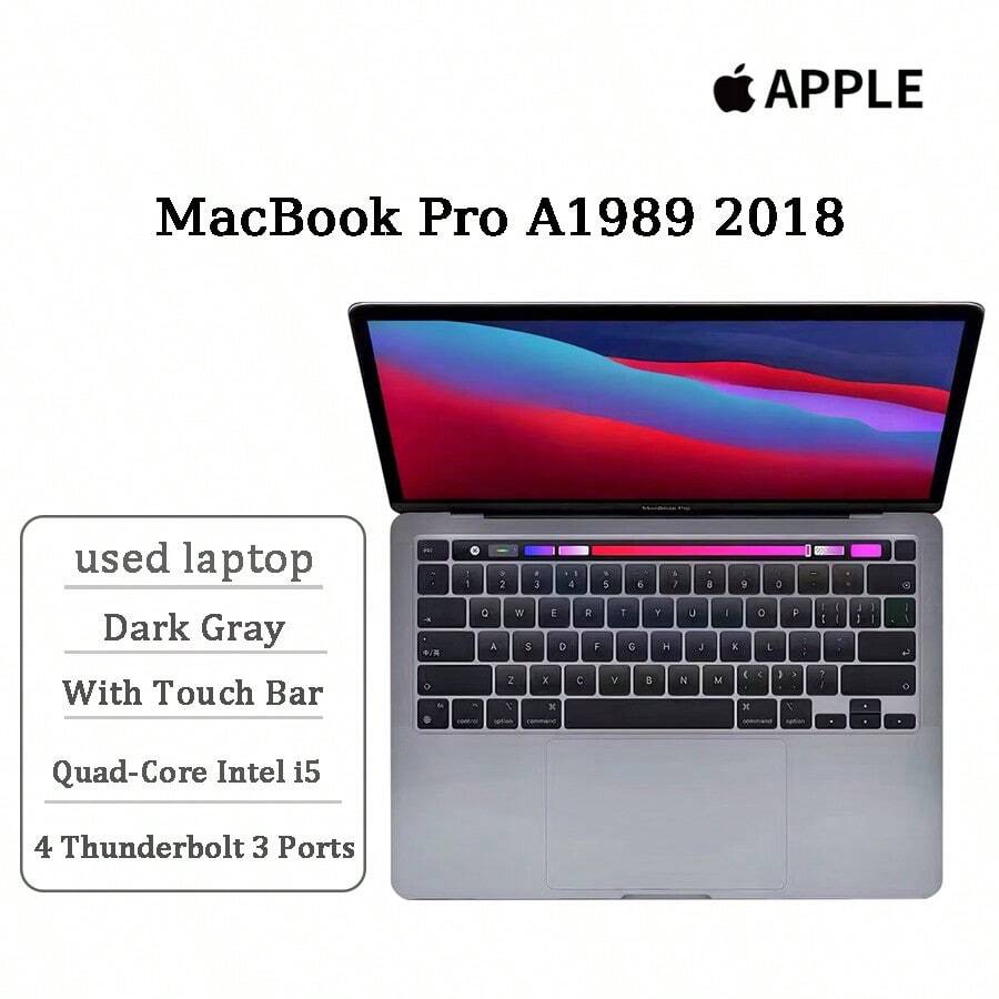 二手筆記型電腦 蘋果Apple MacBook Pro 商務 辦公室本 設計 遊戲 剪輯 觸控板18款13吋A1989 i5 8G-256/512