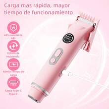 TendenciaDepiladora Electrica Para Mujer Bikini Doble Cabeza 4in1Calidad premium - Rosa - Ver 7