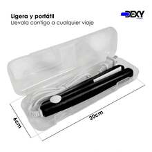 TendenciaPlancha Cabello Alaciadora Mini Cerámica Para ViajeCalidad premium - Negro - Ver 4