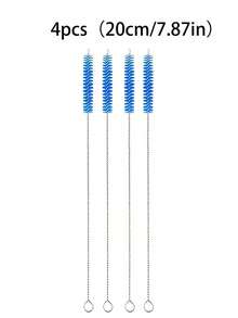 8 件/12 件装彩色吸管清洁刷（20 厘米/7.87 英寸/30 厘米/11.81 英寸），适用于 40/30/20 盎司杯子，10 毫米直径管刷，用于清洁水瓶和吸管，适合户外和露营使用。 - 彩色 - 查看 11