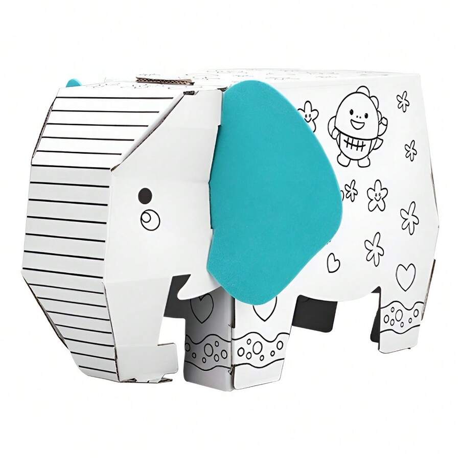 Penguin de  |   Figura Elefant Armable De Cartón Pintar |   EducativoCalidad premium - 1 - Ver 1
