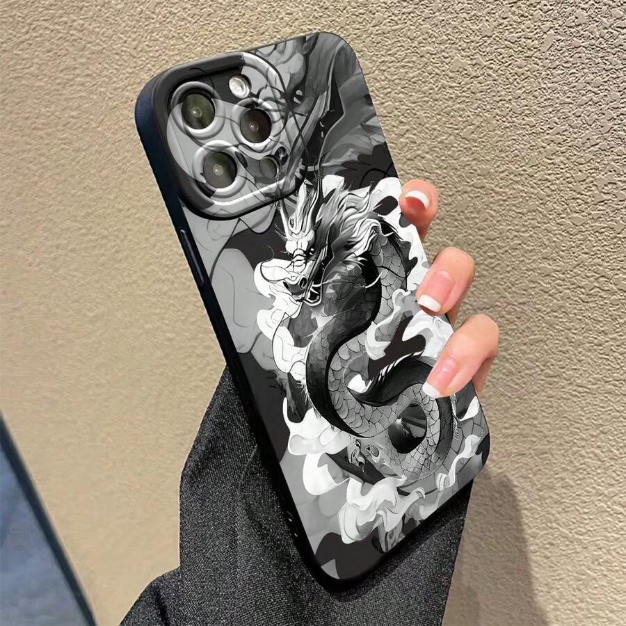 1个全新龙眼纹理防摔TPU手机壳，兼容 17 Pro Max/17、11、16 Pro Max、16 Pro、16、15 Pro Max、14 Pro Max/Galaxy S25系列、三星A16/荣耀X6A、X7B、X8B/13C、Note13 - 黑色 - 查看 1