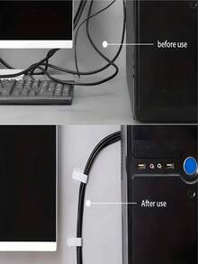 Cable Management Box, Multifunctional Desktop Cable Organizer, Reusable Cable Clips, Ideal For Electricians, Computers, Back To School Essential