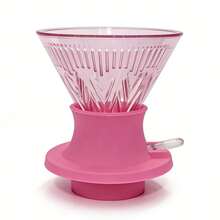 Reusable Coffee Dripper, Clever Cup, Coffee Filter, Can Filter Coffee, Tea And Juice, Model V01 Suitable For 1-2 Servings And V02 Suitable For 1-4 Servings, Barista Hand Drip Coffee Tool, Suitable For Kitchen, Bar, Outdoor, Cafe, Resin Material Anti-Drop And Durable - Black - View 9