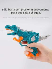 TendenciaPistolade Dinosaurio Lanza Agua Juguete Divertido Niños AzulCalidad premium - 1 - Ver 3