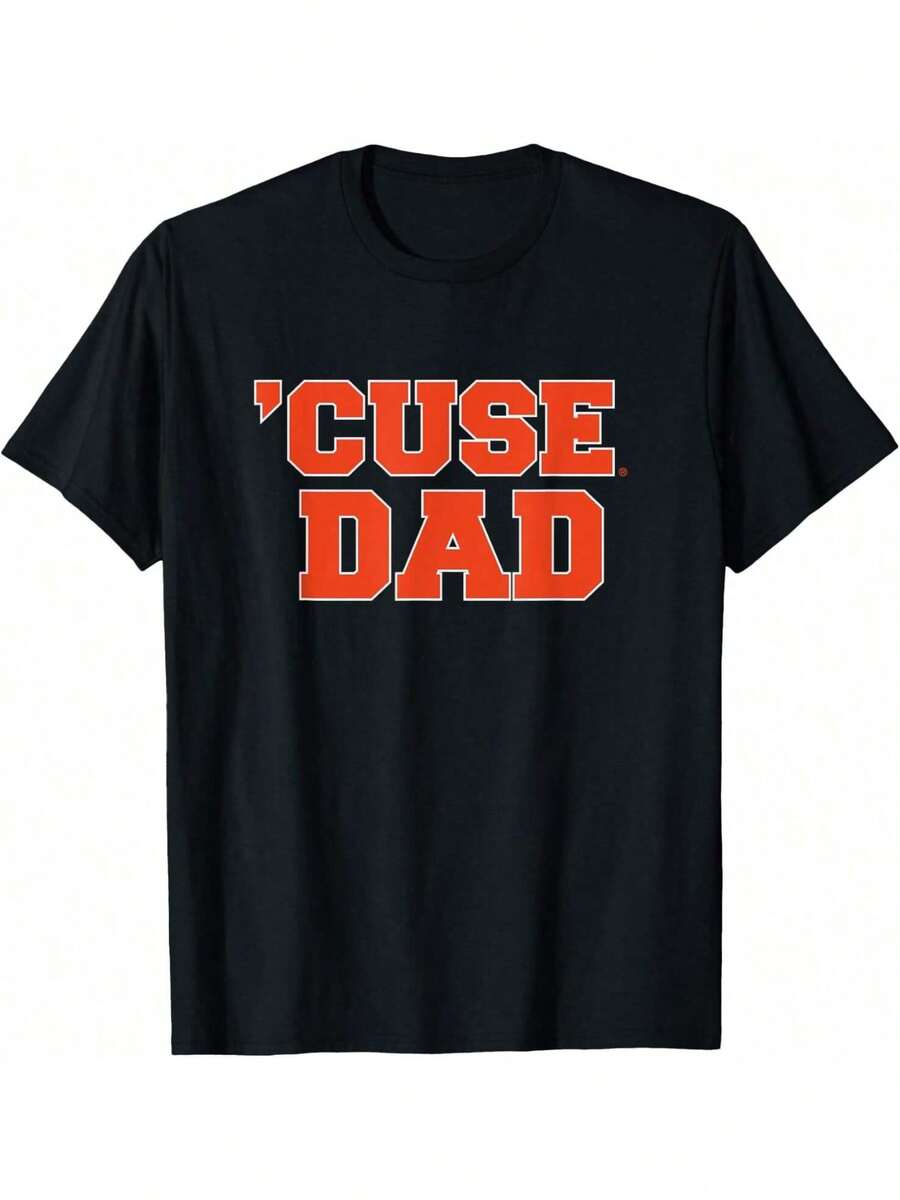 Syracuse University Orange Dad T-Shirt - 黑色 - 查看 1