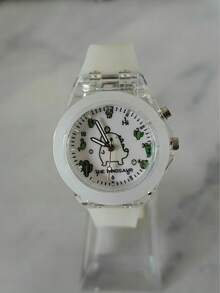 Reloj luminoso de 7 colores con luz intermitente para estudiantes - Blanco - Ver 3