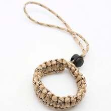 Thanksgiving Outdoor Essential! Outdoor Survival Bracelet, Camera Wrist Strap, Paracord Braided Rope Pendant - Paracord Braiding Craft Is Durable And Wear-Resistant, Universal Design Fits Wrist, Camera Hook And More Scenarios, Both Outdoor Survival Tool And Fashionable Accessory. - Multicolor - View 3