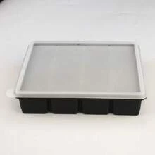 Khay làm đá 4 ngăn bằng silicon có nắp đậy, khuôn làm đá que hình chữ nhật lớn, thích hợp cho chai lọ, khay đông lạnh có thể xếp chồng lên nhau, sử dụng sáng tạo trong gia đình, thích hợp cho các dịp đặc biệt (lễ tốt nghiệp và các ngày lễ quốc gia). - Nhiều màu - Xem 12
