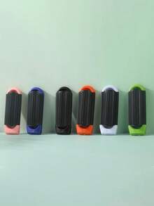 1pc Foldable Comb With Mirror, Multiple Colors Available, Foldable Design For Easy Carrying, Equipped With Mirror For Convenient Makeup Check, A Highly Practical Portable Comb - Black - View 5