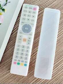 1 Pack Of 1/2/4 Pcs Transparent Silicone Remote Control Covers, Single Packaging, Suitable For Home, School, Office, Travel, Storage And Organization,Women's Day,Travel Essentials,Wedding Favours,Y2k,Bedroom,Car Accessories Women,Kitchen Deccor,Kitchen Decor,Household Items - Multicolor - View 4