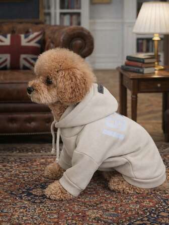 holdhoney 1 Piece Dog Hoodie / Dog Sweatshirt – Pet Apparel & Dog Winter Clothing, Fashion Soft Warm Cute Puppy Outfit, Cozy-Blend Pet Casual Wear For Small/Medium Dogs, Ideal For Winter/Fall Daily Home Use, Living Room Leisure & Holiday Season (Christmas) Snug Indoor Pet Attire To Keep Your Furry Friend Comfortable & Stylish In Cold Weather