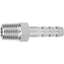 Conector Rápido de Espiga de Manguera de 2 Piezas de 1/4 Pulg, Accesorios de Manguera de Aire de Acero Inoxidable, Conector de Rosca Macho Bspt + Tubería de Conector de Ac(Bspt1/4-8Mm) - / - Ver 5