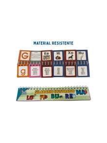 Alfabeto Móvil Con Silabario Material Educativo Para Niños,37412755 - Multicolor - Ver 6