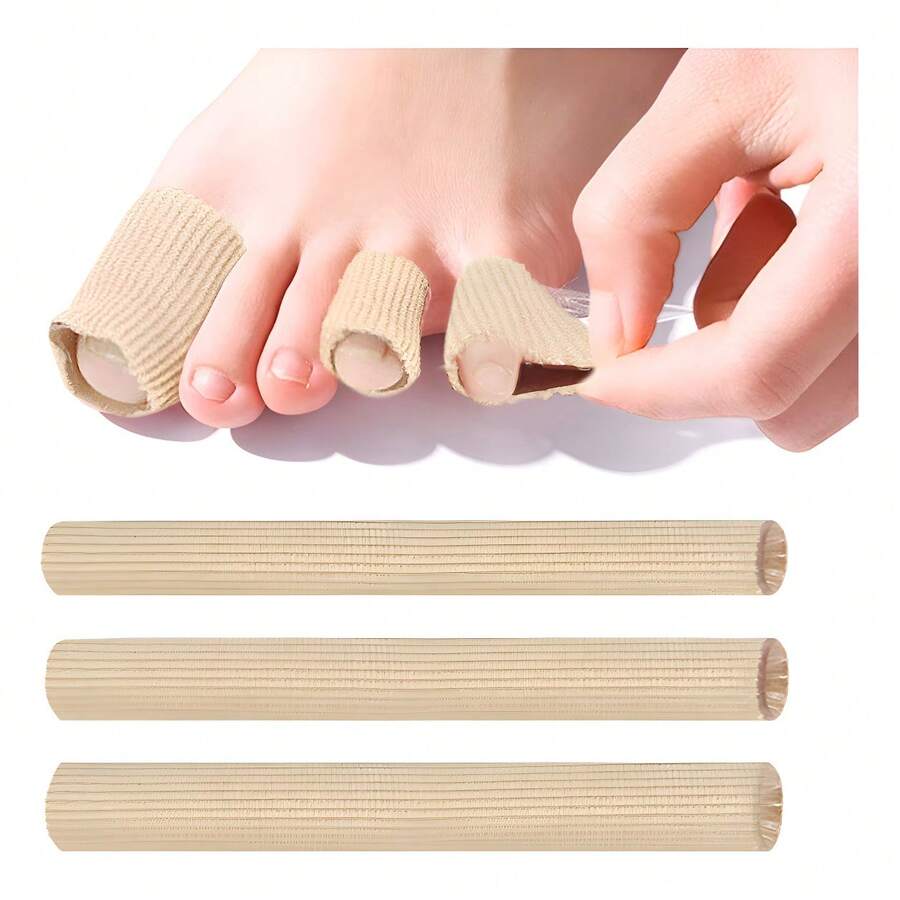 Tendencia3pzs Vendaj Protector Antidesgaste Para Dedos Del Pie O Mano Marrón Claro Cubierta Protectora AntidesgasteCalidad premium - 1 - Ver 1