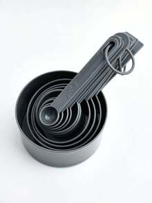 Bộ 10 cốc và thìa đong có thể xếp chồng lên nhau, thích hợp cho nấu ăn, làm bánh và các công dụng khác trong nhà bếp. Lý tưởng cho quà tặng Ngày Valentine, tiệc Ngày Valentine, trang trí năm mới 2026, màu sắc thịnh hành năm 2026, trang trí nhà cửa, trang trí phòng và bộ quà tặng. - Nhiều màu - Xem 17