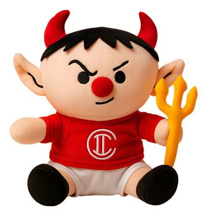 TendenciaPeluche Diablo Rojo Tierno Muñeco Suave Fútbol Toluca Tierno RojoCalidad premium